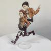 Anime Attack On Titan Acrylic Double-Sided Stands Model Figure Eren Jaeger Ackerman Hange Zoe Tabletop Decorations Standing