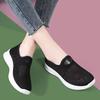 Summer New Mesh Hollow Breathable Casual Women's Shoes Soft Sole One Pedal Women's Shoes Old Beijing Mother Shoes