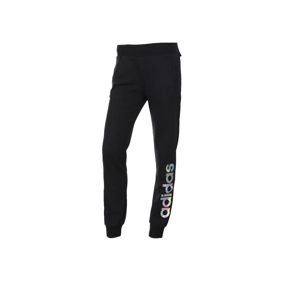 Adidas Knitted Sports Tapered Casual Pants Women bottoms Black CF3847 XXL