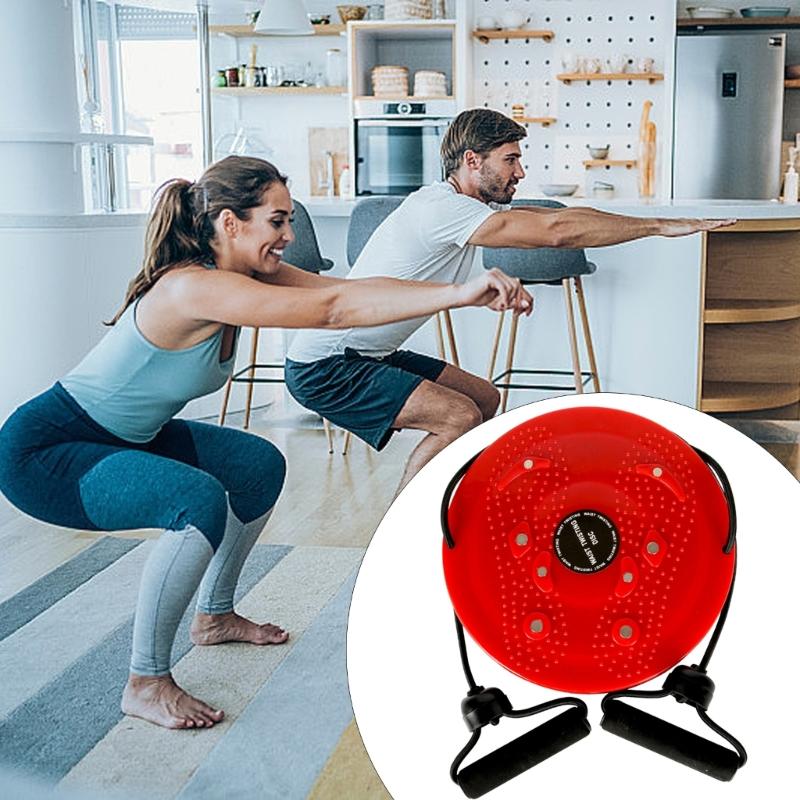 Twist Waist Disc Balance Board with Drawstrings, Body Shaping Waist Twisting Disc Fitness Waist Wriggling Plate