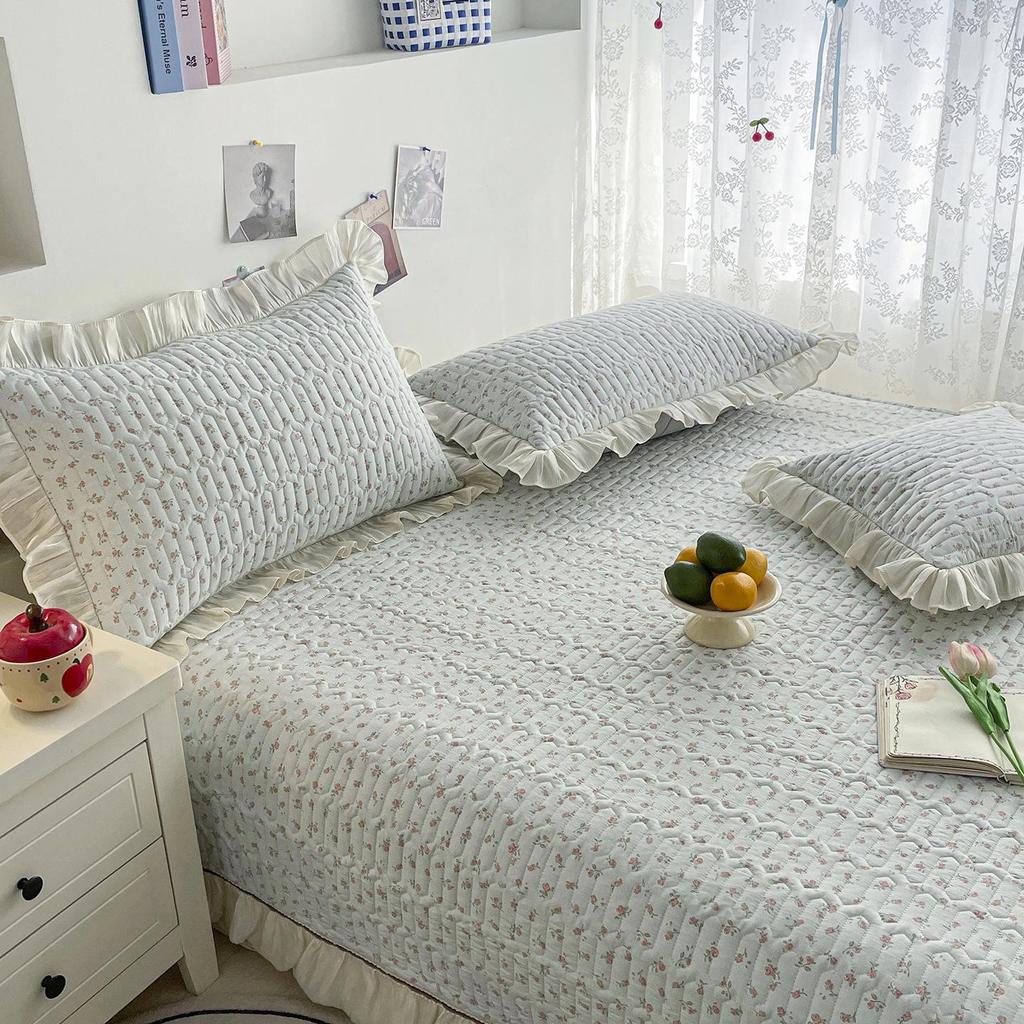 Reine Baumwolle Tatami-Matte Stepp-Bettdecke - Dick, Frischer Druck, Pflegeleicht