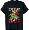 Christmas In July Squad Funny Hawaiian Santa Riding Turtle T-Shirt