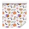 Halloween Wallpaper White, Light Gray and Cream for Living Room and Bedroom 50x1000