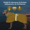 Mascota Abrigo Impermeable para Perro Grande Poncho Impermeable para Tamaño Mediano Grande para Ropa Impermeable para Perro (Amarillo, 4XL)
