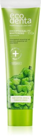 

Ecodenta Exceptional Whitening whitening toothpaste TU прозрачный