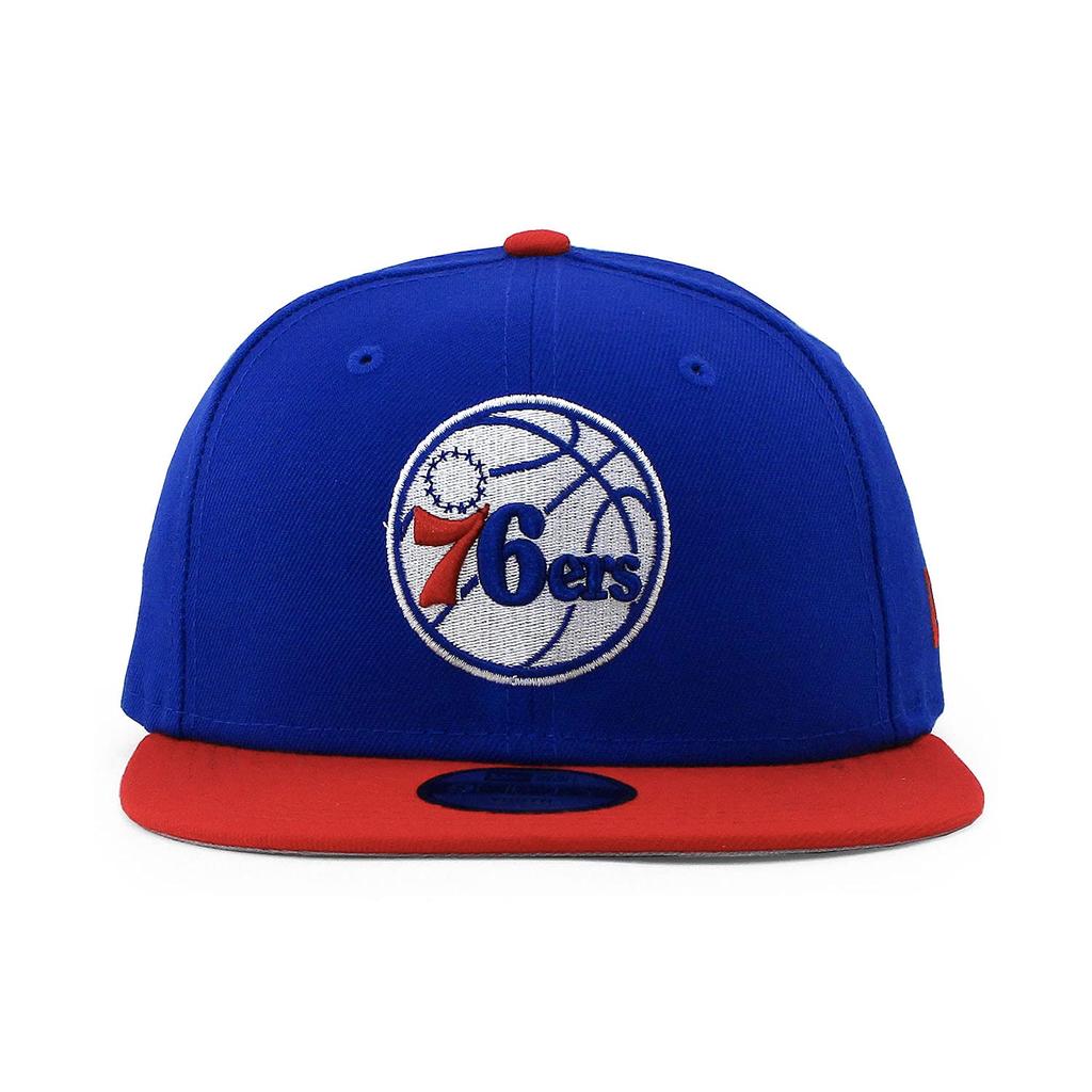 [New Era] Kids 9FIFTY Snapback Cap [YOUTH NBA BASIC SNAPBACK CAP] Kids KIDS Youth 950 Hat Baseball Cap (Philadelphia 76ERS (BlueRed)) [Used]
