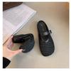 Flat Bottomed Woven Hollowed Out Boken Slippers for Women, Fashionable and Stylish for Outdoor Wear, Cool Slippers with Belt Buckles and Toe Caps