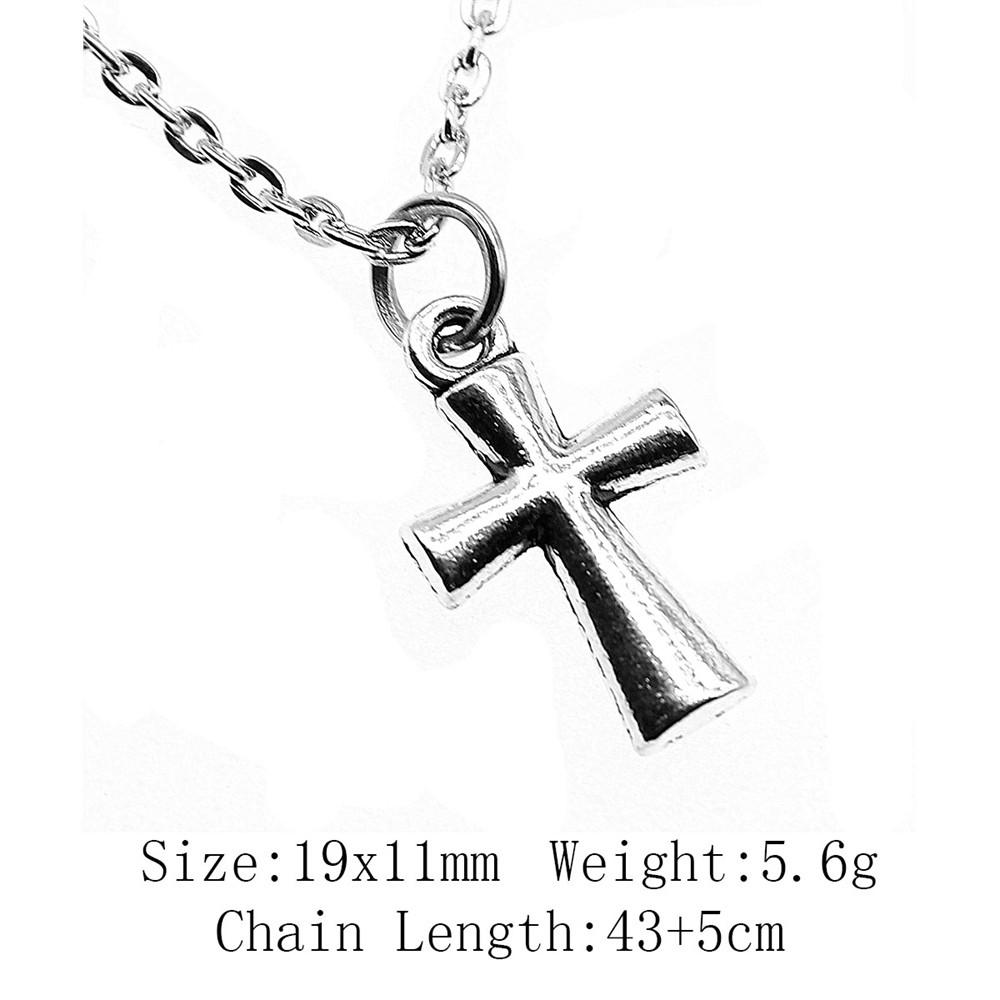 Birthday Gifts Boho Necklace Cross Skull Necklace On The Neck 43cm Chain Women's Bag Long Necklace