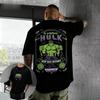 Oversized Marvel Hulk Graphic T Shirt Men Women Short Sleeve Tees Superhero Print Streetwear Top Summer Trend Casual Y2k Clothes