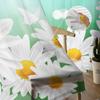 White Flower Butterfly Bubble Sheer Curtains for Living Room Decoration Window Curtains for Kitchen Tulle Voile Organza Curtains