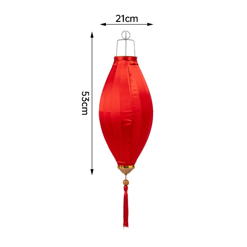 14 inch Traditional Lantern Party Outdoor Silk Lantern Chinese Vietnam Mid Autumn Spring Festival New Year Decor Ornaments