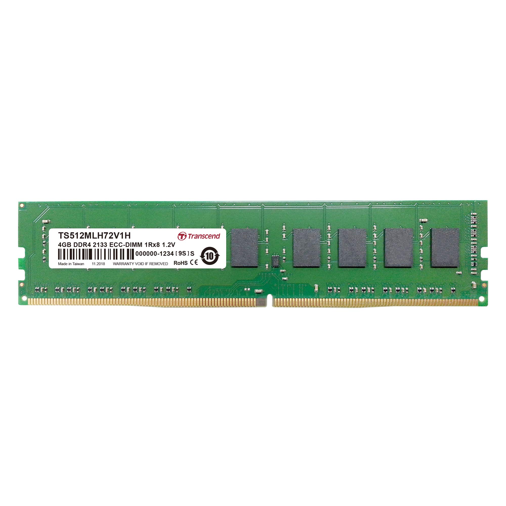 

Transcend Japan For Corporate Use Samsung DRAM Equipped 1Rx8 4GB 3 Year Warranty TS512MLH72V1H (Business) Commercial/Industrial DDR4-2133 ECC-DIMM