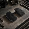 Wide Adjustable Front Motorcycle Footboard Aluminum with