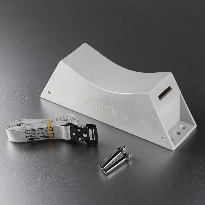 Heavy Duty ABS Gas Bottle Holder Wall Mounted With Safety Strap For Laboratory Hospital Factory Use Easy Installation