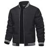 Men's Cross-Border Casual Stand Collar Baseball Jacket for Spring and Autumn
