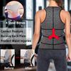 Unisex Thermal Waist and Back Support Vest: Slimming and Fitness Waist Trainer with Enhanced Cold Protection.