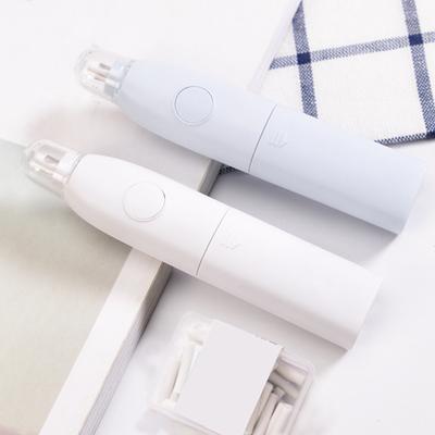 1 Set Battery Operated Electric Eraser Transparent Lid PVC Artists Sketching Electric Eraser Pen Stationery Supplies