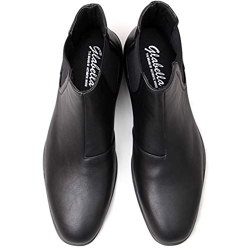 Grabella Side Gore Boots (Slim Leg Effect) 5cm Heel Boots, Men's Black, Sizes 26.5-27.0 Cm