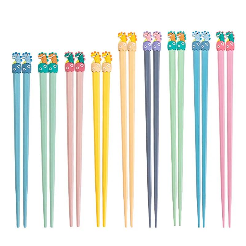 Children's Chopsticks Alloy Chopsticks Household One Person One Chopstick Baby Food Supplement Portable Chopsticks