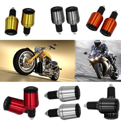 Uchwyty kierownicy ze stopu aluminium Yamaha Suzuki Zaślepka końcowa Antywibracyjna rączka motocykla