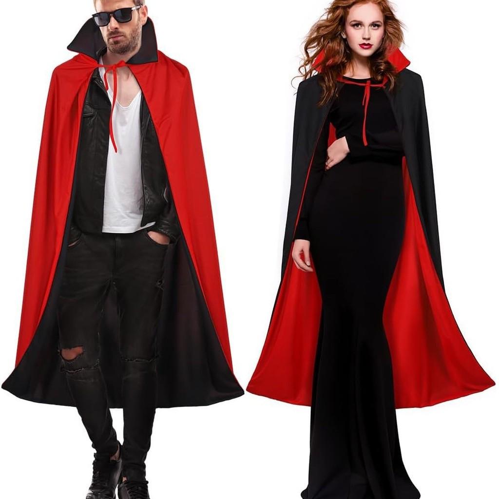 Vampire Halloween Cloak With Cap For Cosplay Party Costume Performance Stage