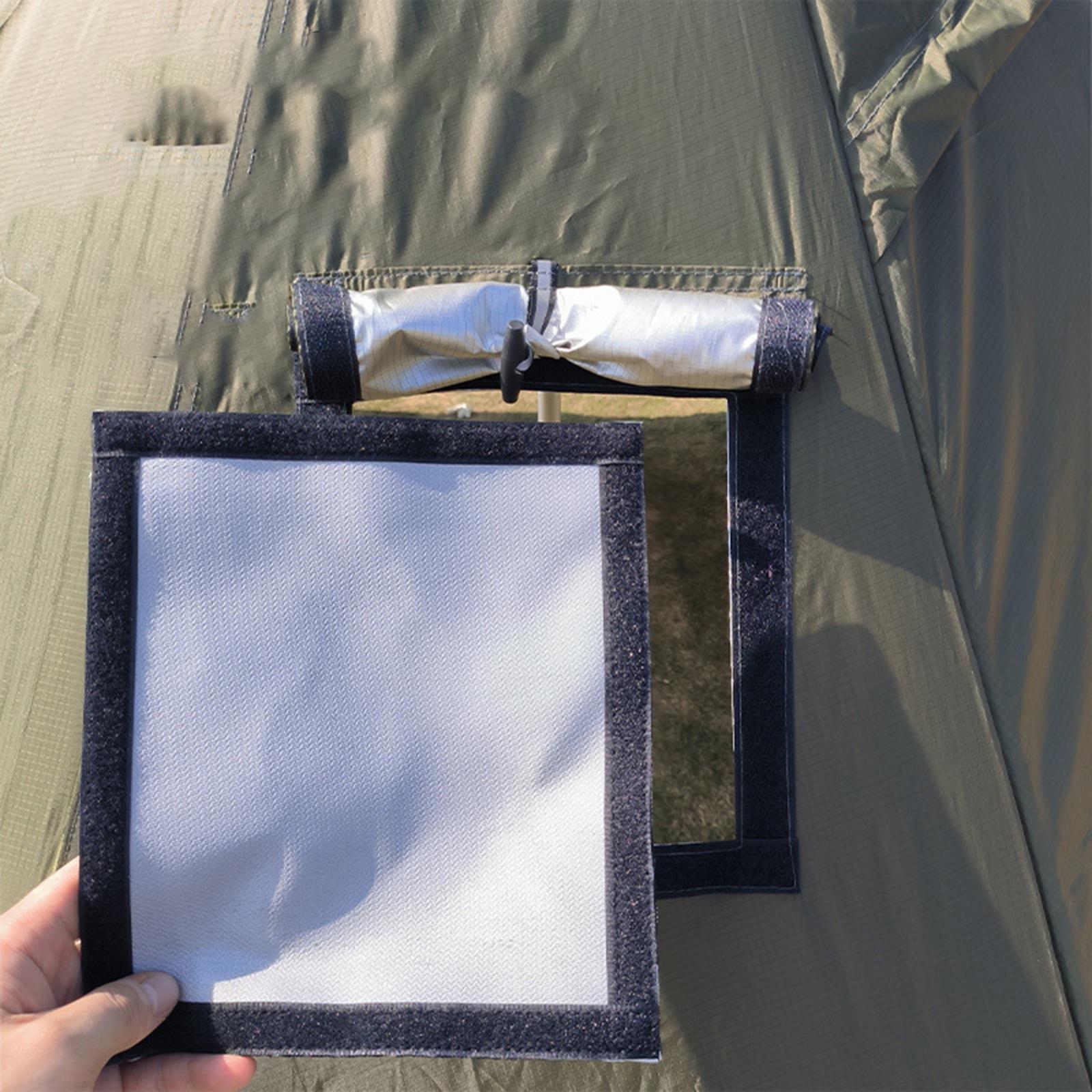 Tent Stove Jack, Hot Tent Stove Jack Fireproof Protection Ring Flame Retardant Wood Burning Wood Stove Hot Waterproof Shield