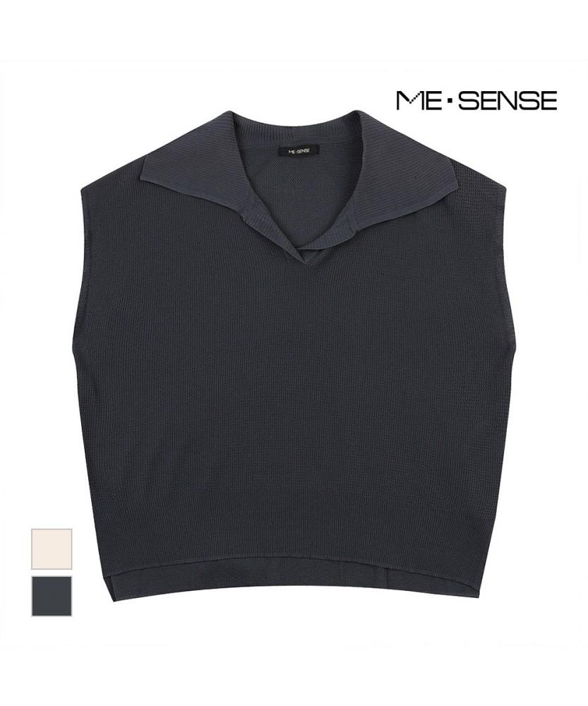 MESENSE Big Collar Knit Vest_Mb35Knmd17Z