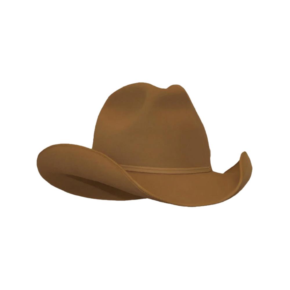 

European and American Fashion Rolled Edge 100% Wool Fedoras Hats Women Man Versatile Western Cowboy Hat Hard Top Simple Felt Hat M 56-58cm коричневый