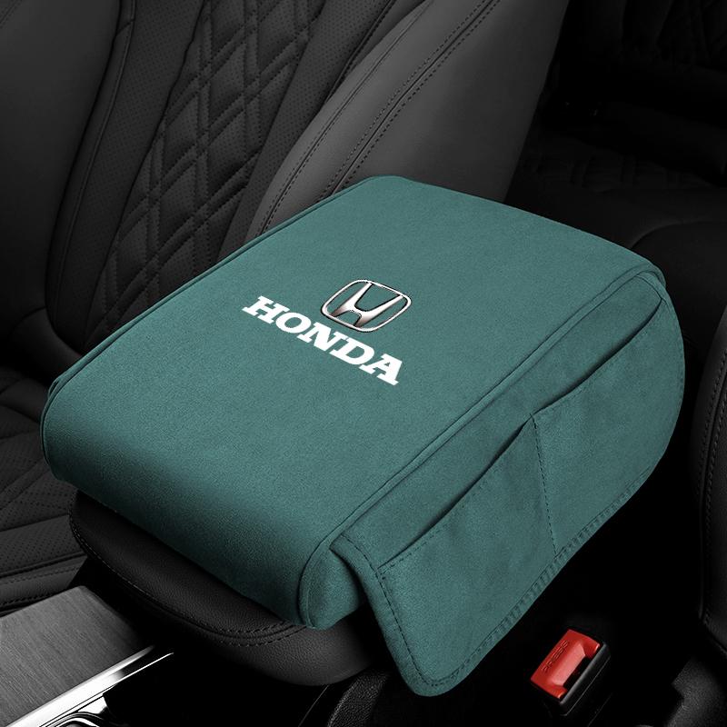 QEJMX1 Car Armrest Box Pad Elbow Arm Rest Mat For Honda Civic Accord Crosstour Spirior Odyssey Avancier UR-V Sienna Elysion CR-Z