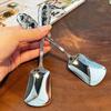 4Pcs Stainless Steel Ice Cream Spoons Retro Square Head Dessert Coffee Shovel Sorbet Yogurt Cake Jelly Serving Utensil Set Kitchen Gadget