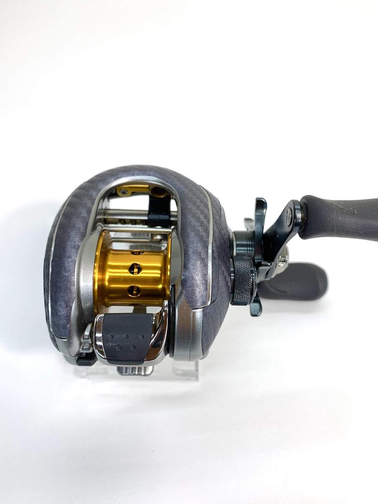 CUSTOM YOROI Custom Decal for 07 Metanium Scratch Custom Baitcasting Reel SEAT.JP MG, Resistant, (Silver, Right-Handed)