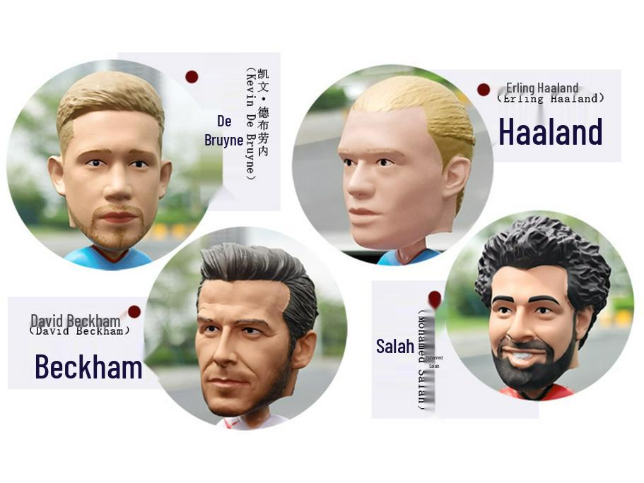 CR7 & Neymar Bobblehead Doll - Football Star Car Ornament Gift for Boys