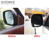 ABS Black Side Door Mirror Cover Rain Visor Guard Fit For Nissan Patrol Y62 Armada Infiniti QX80 QX56