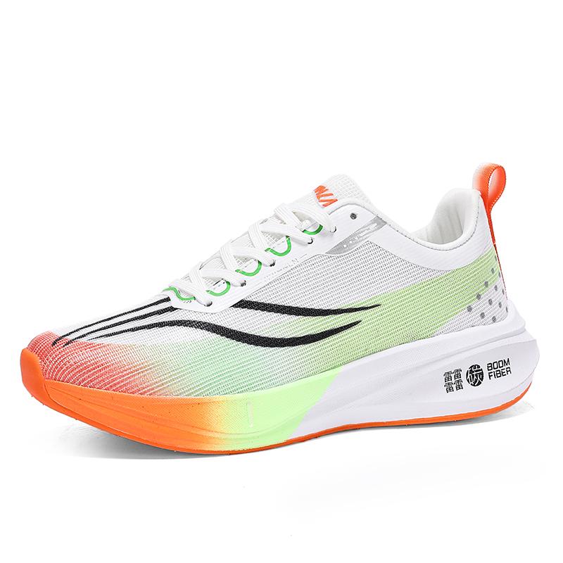 

Кроссовки Fei electric 3 carbon plate для бега для мужчин, студентов, с мягкой подошвой, нескользящие, для спорта, марафона 39