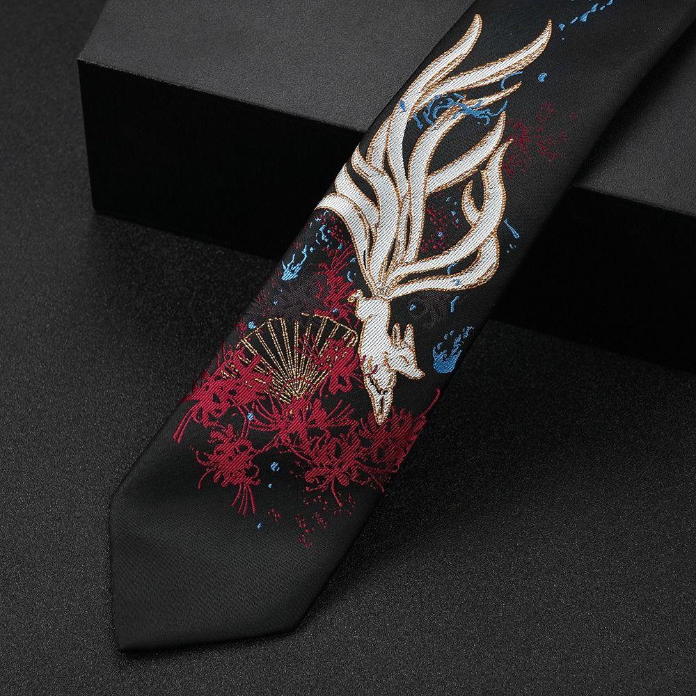Style Antiquity Shirt Ties Women Necktie Prting Cosplay Tie JK Uniform Ties Anime Neck Tie Men Ties