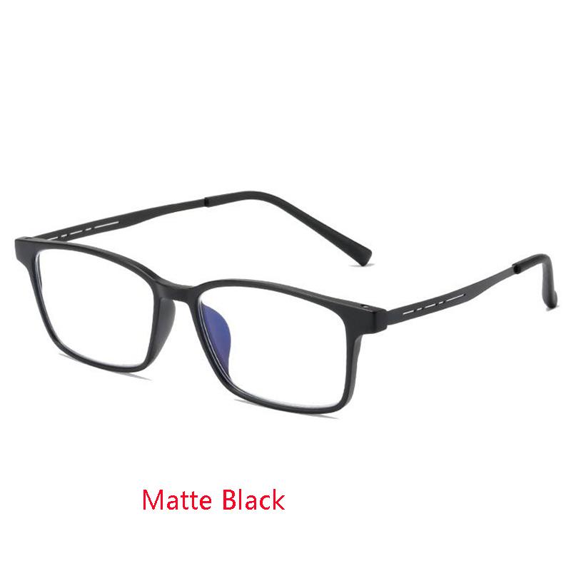 0 +1.0 +1.5 To +4.0 TR90 Blue Light Blocking Square Reading Glasses Magnifier Vintage Prescription Eyeglasses 0 -0.5 -0.75 To -4