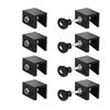 Sliding Security Window Lock with Key Adjustable Window Lock Security Window Stoppers for Patio Bedroom Home and Office