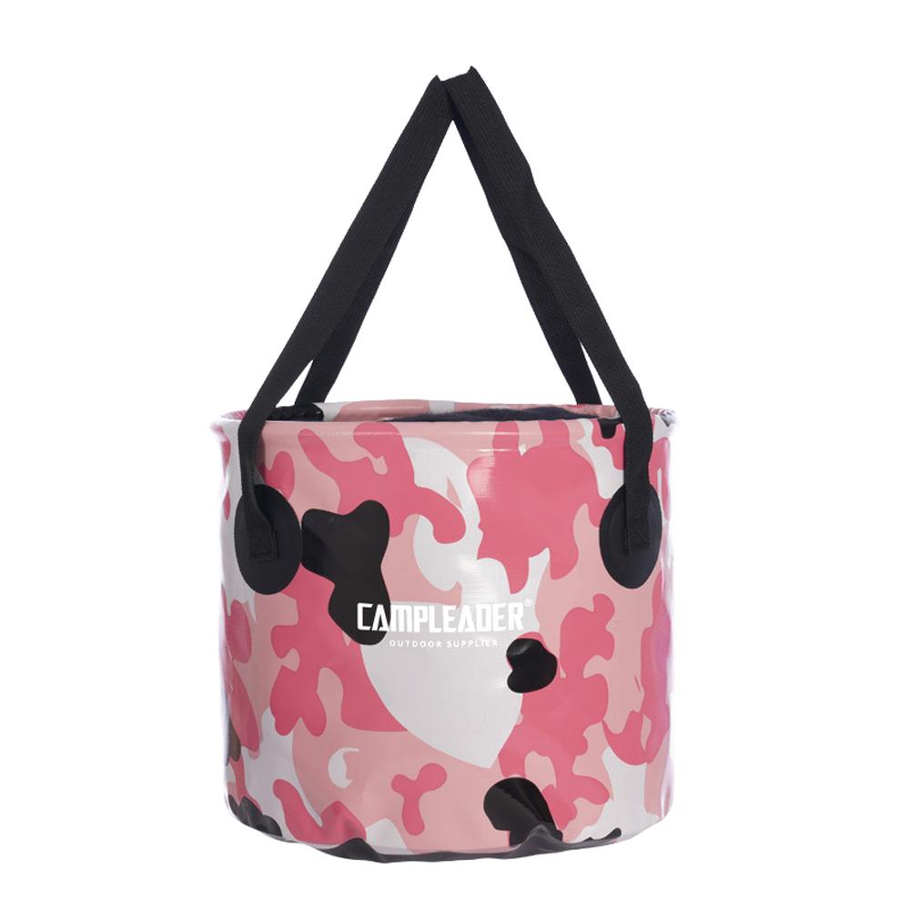 

Відро рибальське складне Camper 20 л 5,28 галона Портативне складне відро Кемпінговий умивальник рожевий
