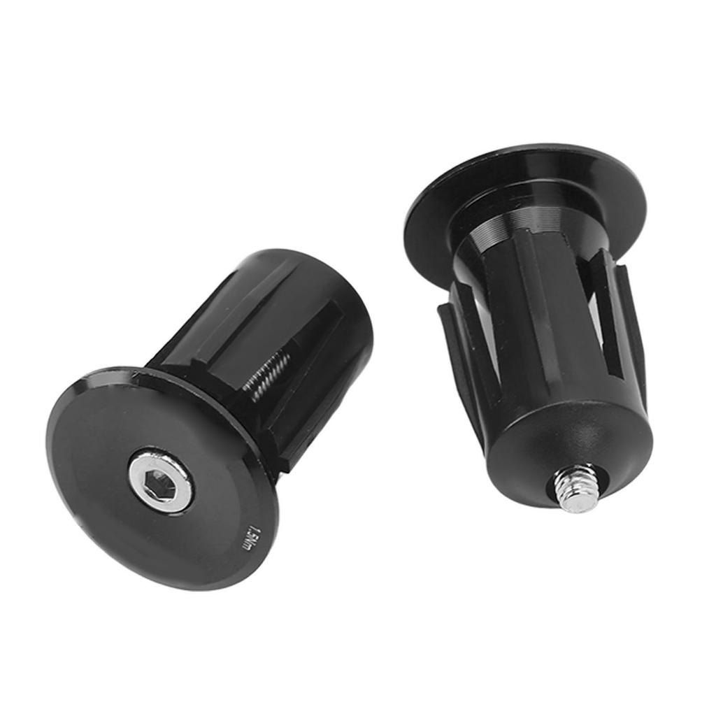 2pcs Handlebar Plug Aluminium Plastic Light Weight Bike Bar End Plug for Mountain Bikes Road Bikes