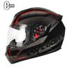 Certified Full Face Motorcycle Helmet Scooter Electric Bike Riders ABS Material DOT ECE Compatible