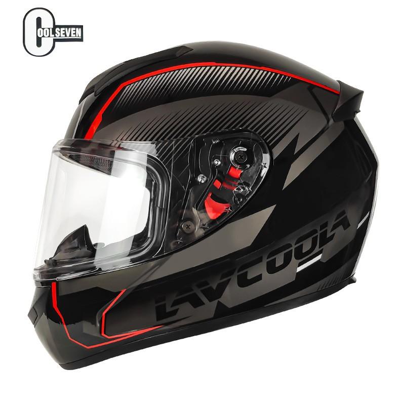 Certified Full Face Motorcycle Helmet Scooter Electric Bike Riders ABS Material DOT ECE Compatible