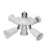 Adjustable E27 Splitter 34/5 Heads Lamp Base Extended LED Light Bulbs Socket Splitter Holder Adapter Converter Socket