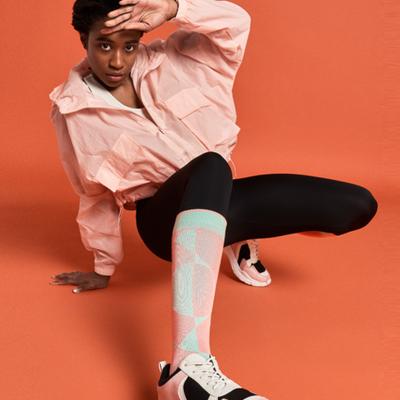 SoxOverWhatever SOXOW Kaleidoscope Millennial Pink [S/M] Crew