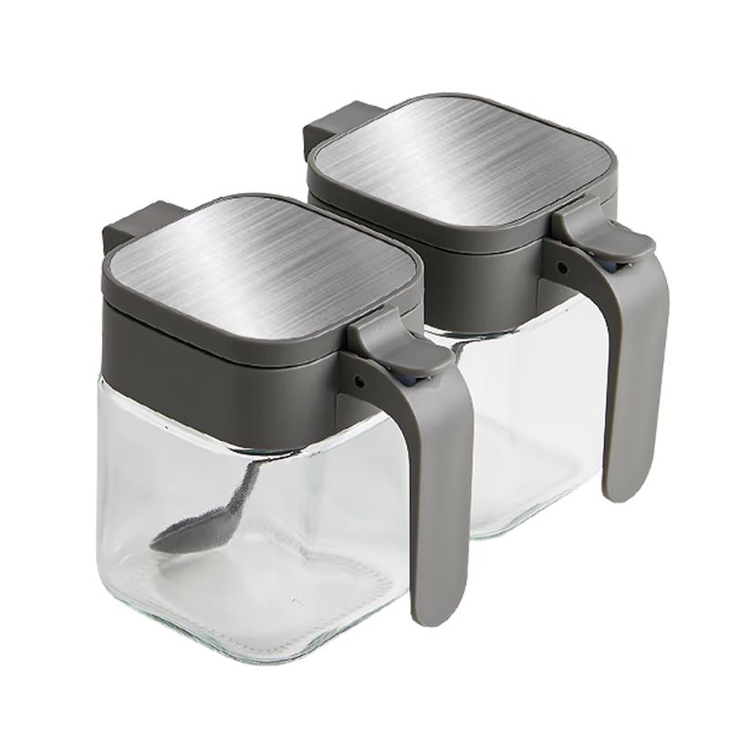 Shuangqiang Glass Seasoning Jar Set