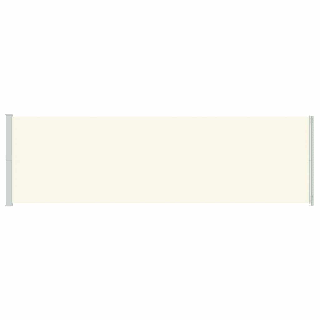 Vidaxl Retractable Side Awning for Terrace, 180 X 600 Cm, Cream