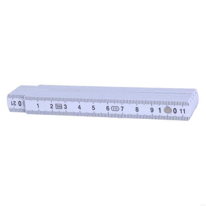 

Easy Carry 1meter Plastic Ruler Small Design Measuring Tool for Easy Storage білий
