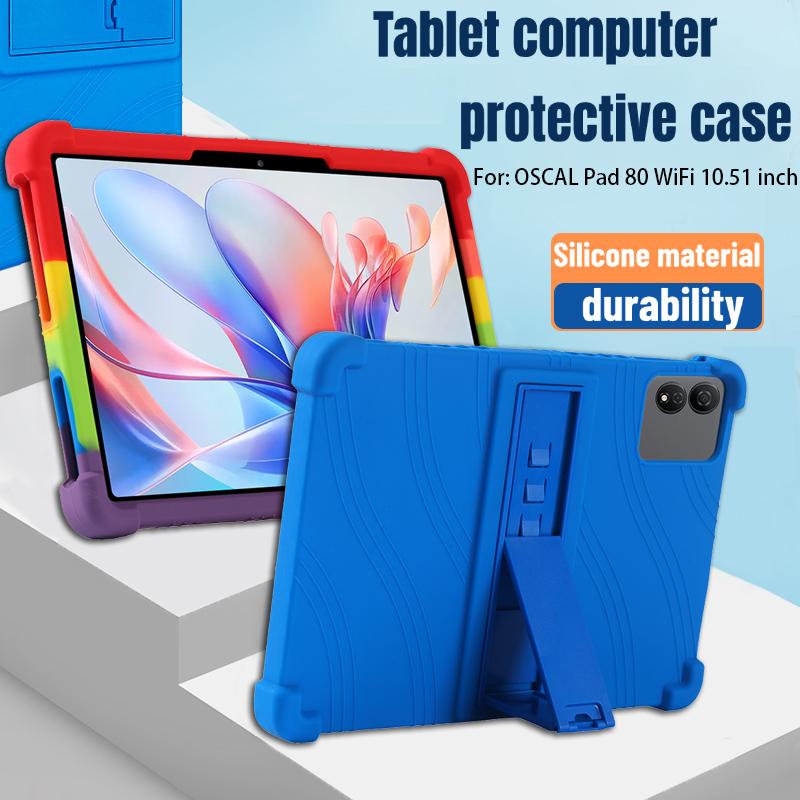 OSCAL Pad 80 WiFi 10.51inch Protective Case Anti Drop Thick Silicone Cover Child Friendly Soft Shell