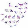 Adult children's wooden puzzle tiger cat a3 birthday gift for father