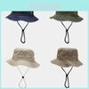 Waterwashed Vintage British Style Fisherman Cap With Sun Protection For Outdoor Men Women