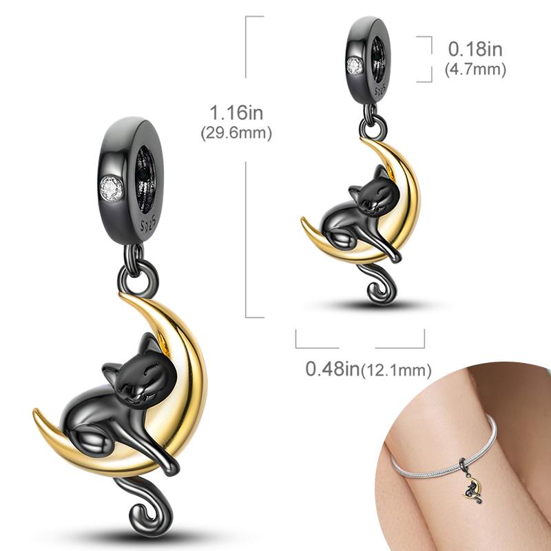 New Copper Plated Cute Dog Pets Charms Beads Fit Original Bracelet Charms Diy For Women Pendant Beads Jewelry Gift